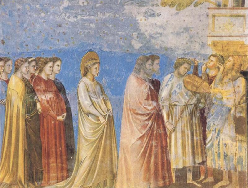GIOTTO di Bondone The Marriage Procession of the Virgin